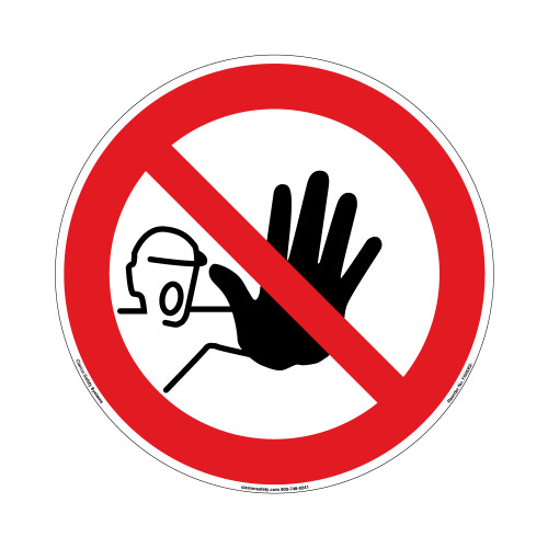 No Access For Unauthorized Persons (FIS6062-)