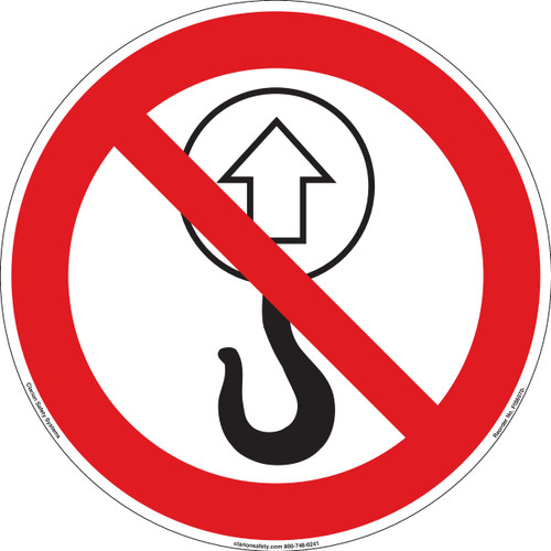 Do Not Lift With Hook/No Lift Point (FIS6070-)