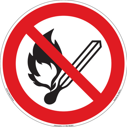 No open flame (FIS6157-)