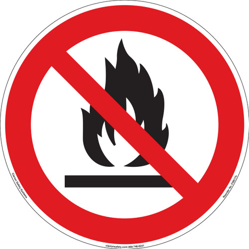 No open flame (FIS6175-)