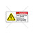 Danger/Risk of Electric Shock Label (H6010-BDDHP-62)