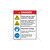 Danger/Shock and Arc Flash Label (HMS-586DVP-46)