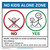 No Kids Alone Zone  Sign (WS1050-1)