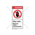Danger/Stay clear Label (H6008-KDDVPJ)