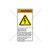 Warning/Arc Flash And Shock Label (H6010-T73WVBJ)