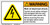 Warning/Risk of Electric Shock Label (H6010-B47WHPJ)
