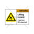 Warning/Lifting Hazard Label (C3235-01)