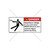 Danger/Hazardous Voltage Label (5025-N5DHBK Wht)