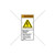 Warning/Hazardous Voltage Label (H6010-208WVPK)