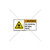 Warning/No Smoking/No flame/Flammable MaterialLabel (H6020-P28WHBK)