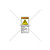 Warning/Hazardous Voltage Enclosed Label (H6010-429WVPL)