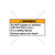 Warning/Do Not Bypass Label (8029-S2WHPL Wht)