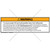 Warning/Lifter Should Label (PSL 2B)