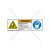 Warning/Rotating Parts Label (H1050/6011-4GWHPT)