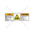 Warning/Corrosive Chemicals Label (C4052-06)