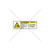Caution/Pinch Point Hazard Label (C4052-24)