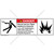 Danger/Shock and Arc Flash Label (5025/6006-263DHBU)