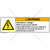 Warning/Hazardous Voltage Label (H6010-AU3WHPU)