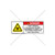 Danger/Laser Radiation Label (H6003-110DHPI)