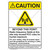 Caution/Beyond This Point Sign (C28355-08)