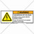 Warning/Hazardous Voltage Label (10008750-00)