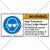 Warning/High Frequency Pulsed Label (C25193-06)