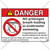 Danger/No Prolonged Breath Holding Sign (WS1007-14)