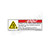 Danger/Shock And Arc Flash Safety Label (H6643-K07DHPT)