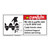 Danger/Moving Parts Label (1050-RWDH)