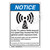 Notice/Radio Frequency Fields Label (6027-371NVP-)