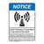 Notice/Radio Frequency Transmitters Label (6027-93NVP-)