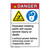 Danger Rotating Parts Label (EMC 14)