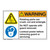 Warning Rotating Parts Label (EMC 25)