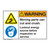 Warning/Moving Parts Label (EMC 30 ) )