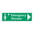 Emergency Shower Sign (F1039-)