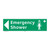 Emergency Shower Sign (F1040-)
