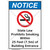 Notice State Law Sign (F1113-)