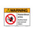 Warning Hazardous Area Sign (F1118-)
