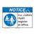 Notice All Visitors Sign (F1120-)