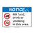 Notice No Food Sign (F1126-)