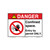 Danger Confined Space Sign (F1143-)