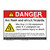 Danger Arc Flash Sign (F1148-)