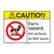 Caution Burn Hazard Sign (F1175-)