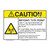 Caution Beyond This Point Sign (F1186-)