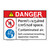 Danger Permit Required Sign (F1209-)