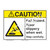Caution Fall Hazard Sign (F1218-)