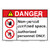 Danger/Non-Permit Sign (F1325-)