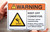Warning Keep Off Conveyor Sign (F1329-)