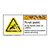 Warning/Pinch Point Label (H1009-82WH)