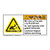 Warning/Moving Parts Label (H1012-M4WH)